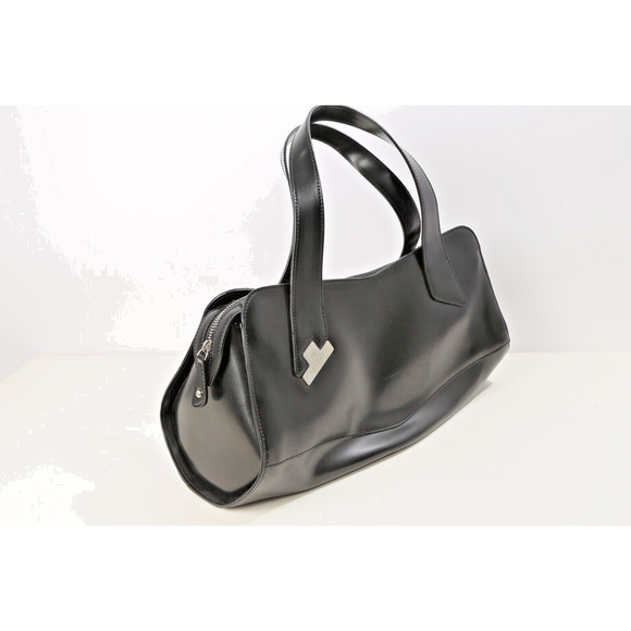 Cromia Black Women's Satchel Bag - Picture 5 of 13